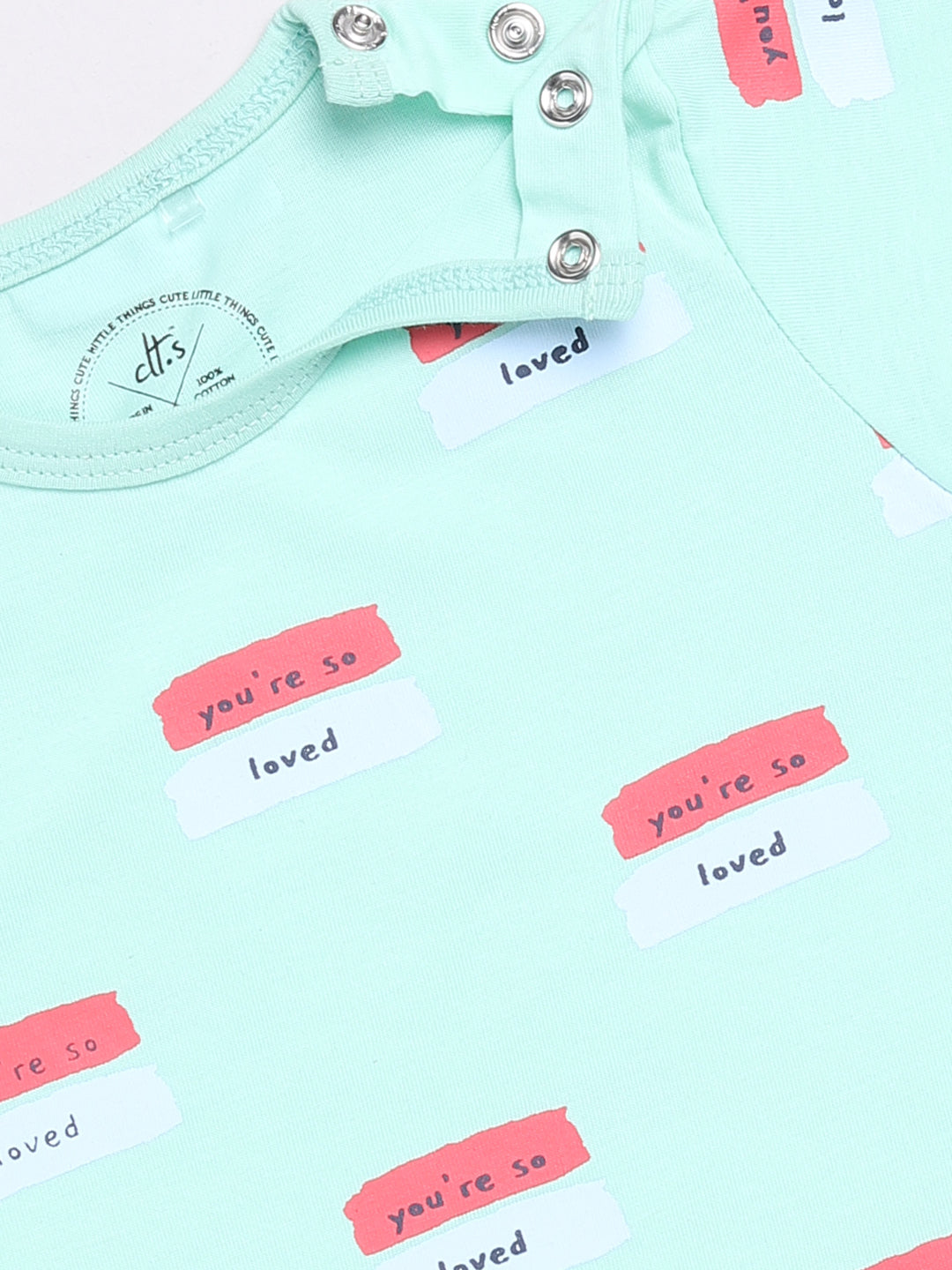 Green "You're So Loved" Co-ord Set