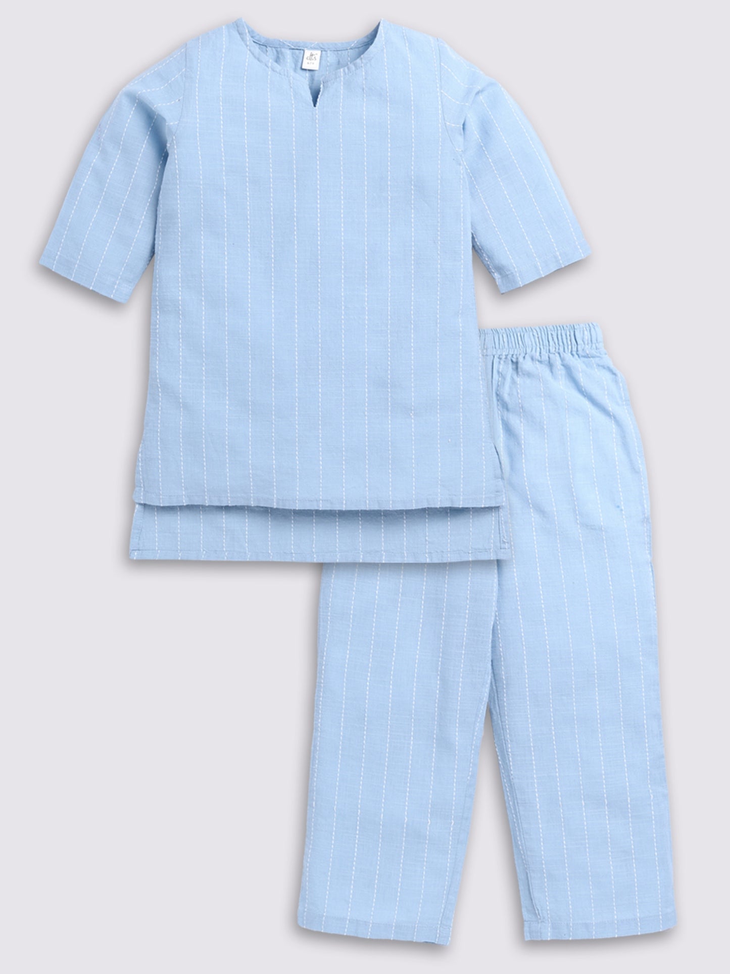 Blue Striped Co-ord Set