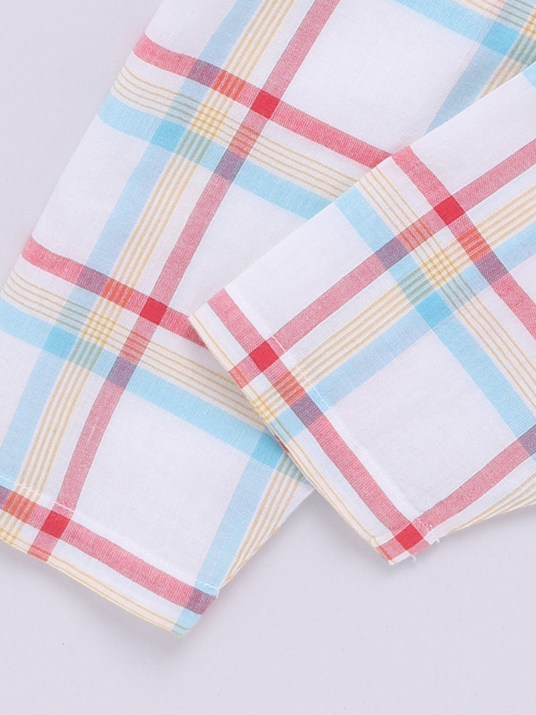 Multi Checked Long Sleeves Kurta Pyjama