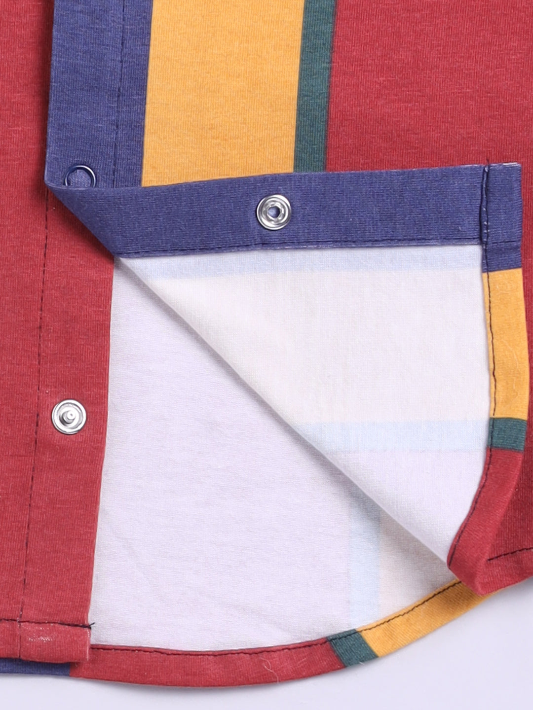 Multi Colourblocked Short Sleeves Co-ord Set