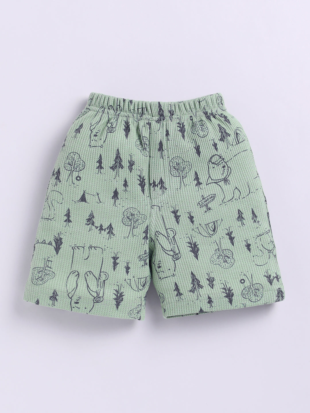 Green Animal Short Sleeves Co-ord Set