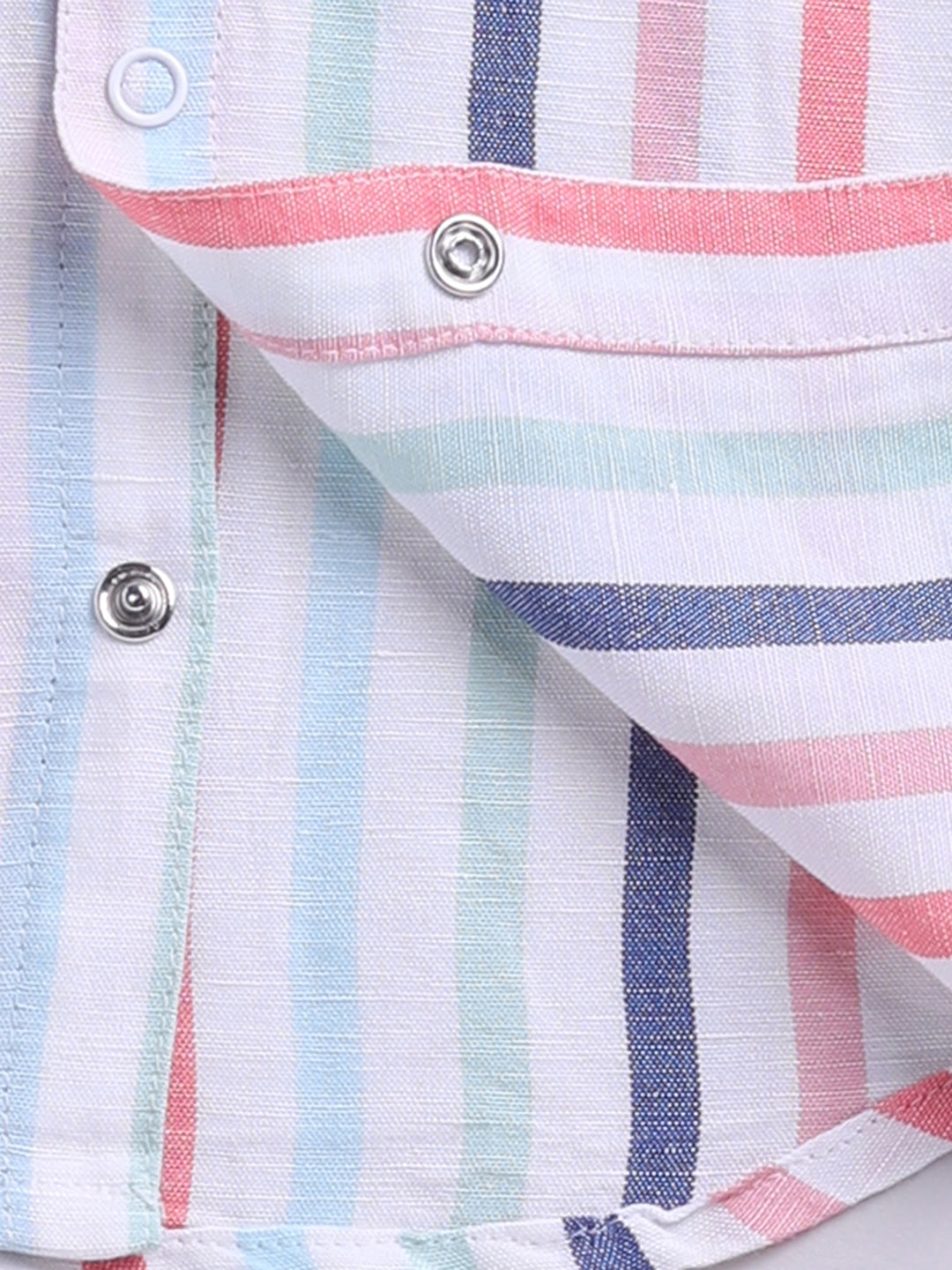 Multi Striped Short Sleeves Co-ord Set