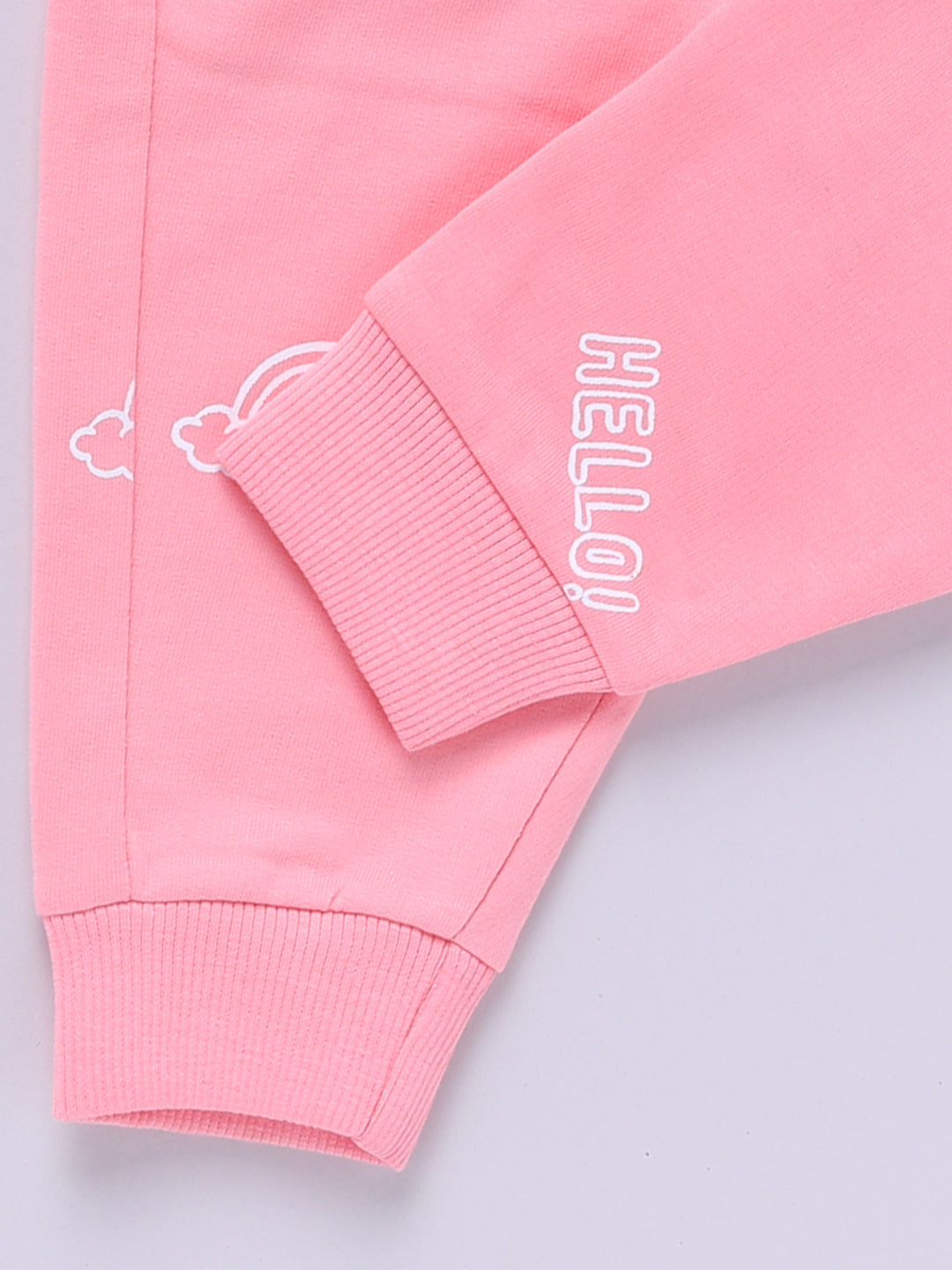 Rainbow Pink Cotton Full Sleeve Co-ord Set