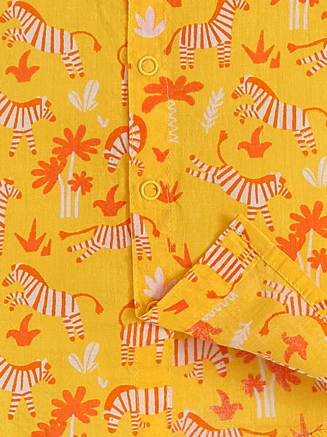 Animal Kingdom Yellow Short Sleeves Co-ord Set