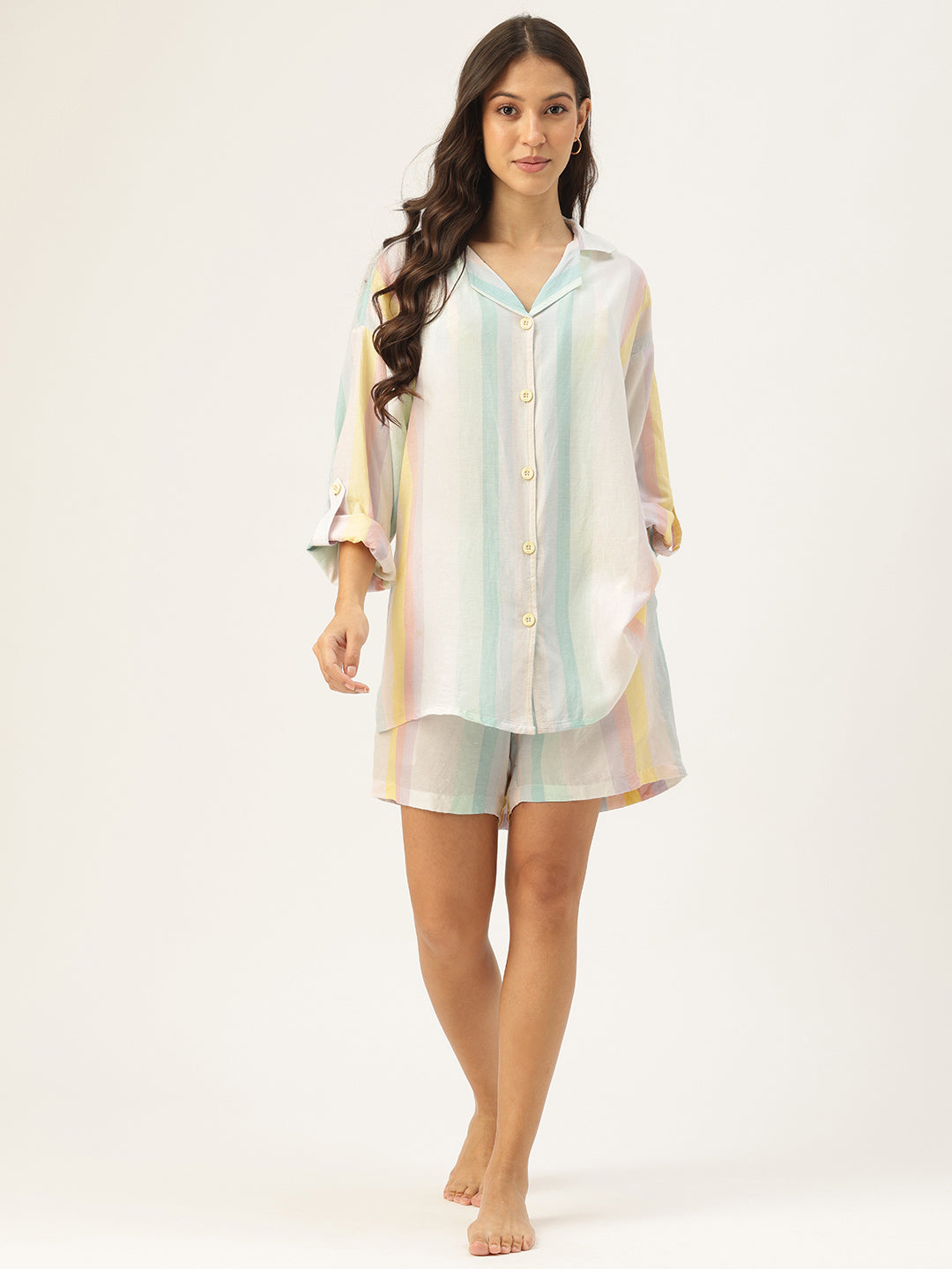 3 Pcs Multi Striped Holiday Set