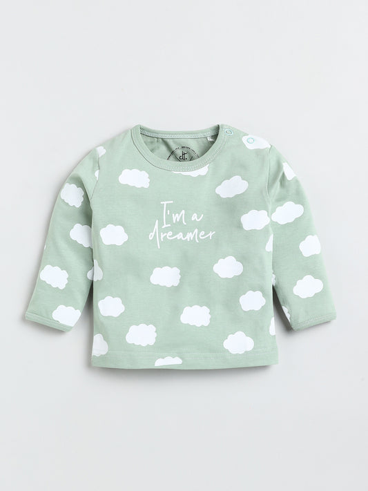 I'm a Dreamer Green Nightwear Set