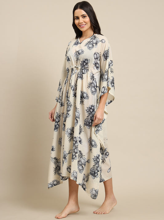 Beige Beach Cover Up