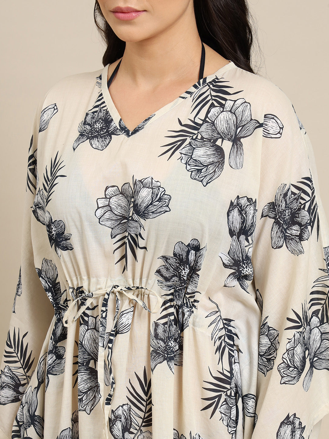 Beige Beach Cover Up