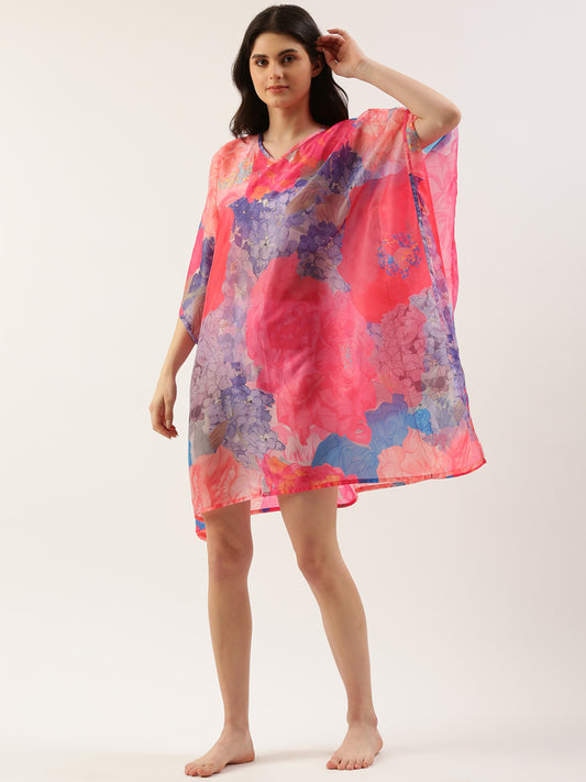 Women Multi Cover-up Dress