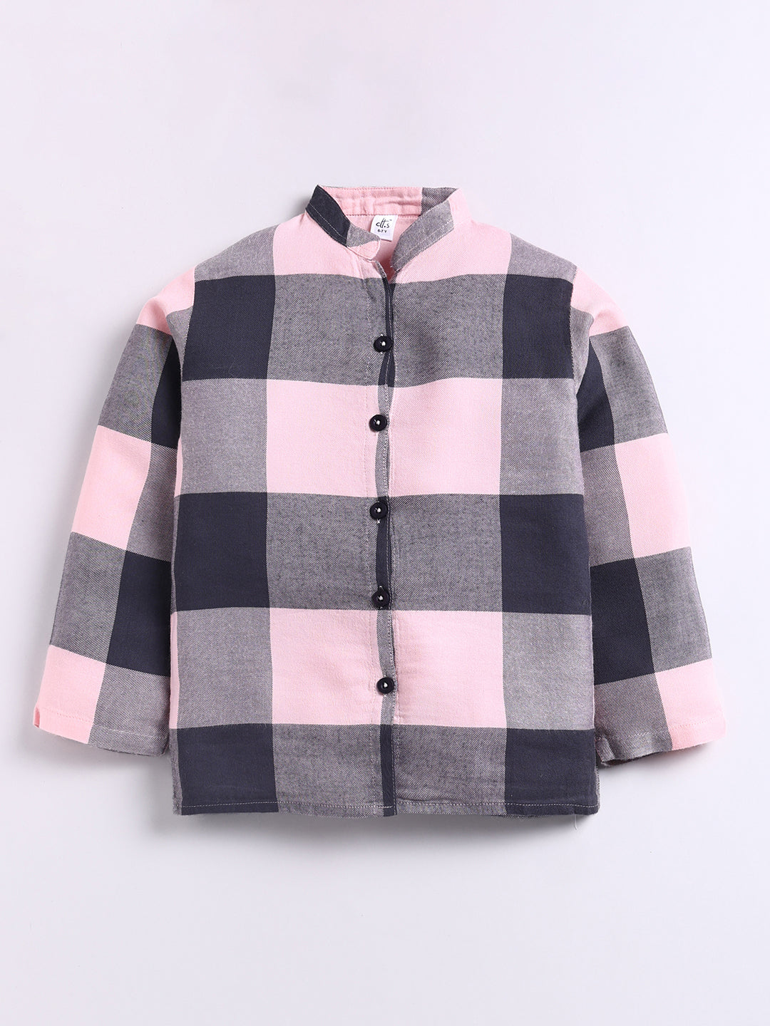Pink Striped Cotton Full Sleeve Night Suit