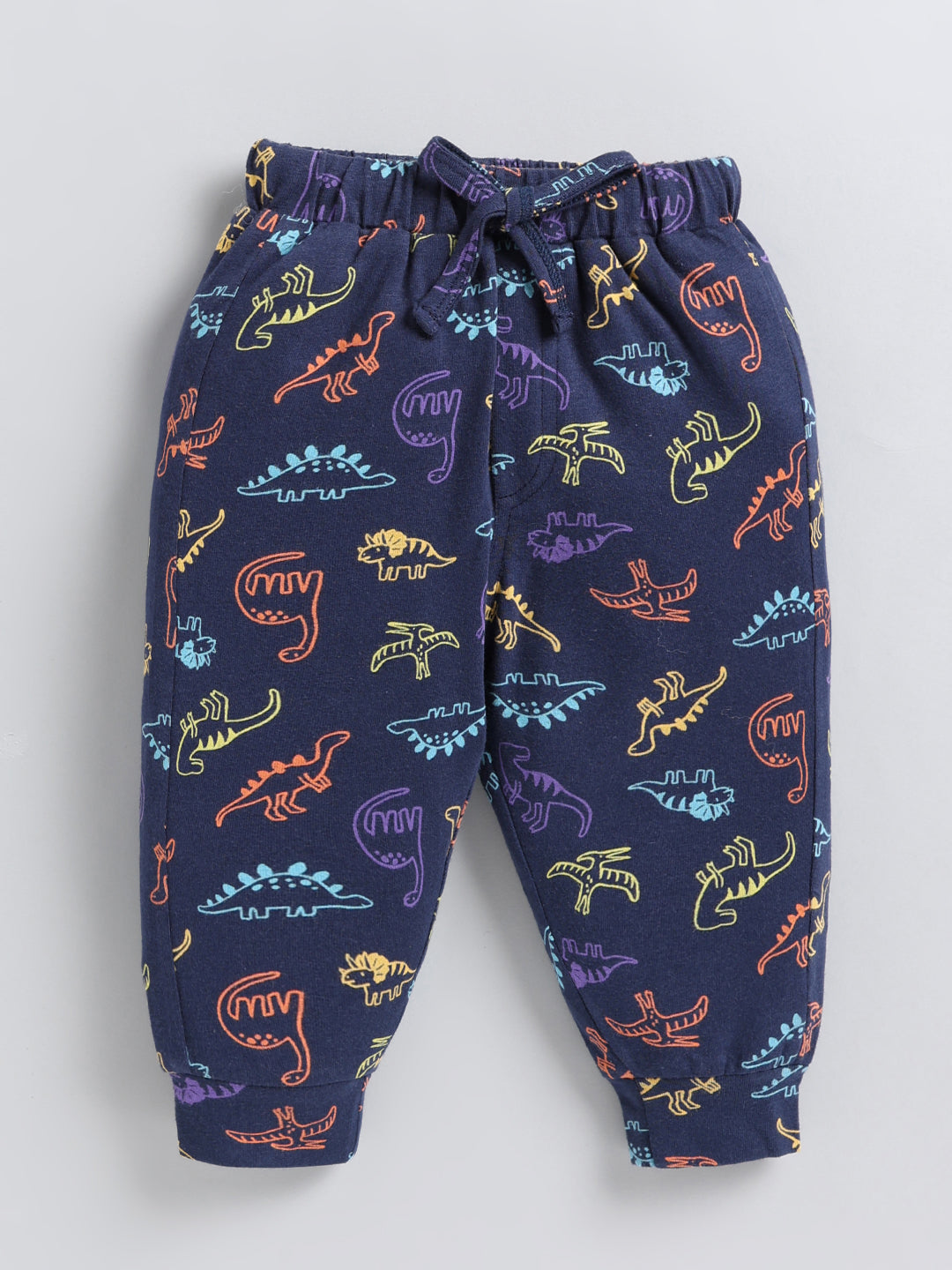Blue Dino Print Cotton Full Sleeve Co-ord Set