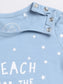 Reach for the Stars Blue Cotton Full Sleeve Night Suit