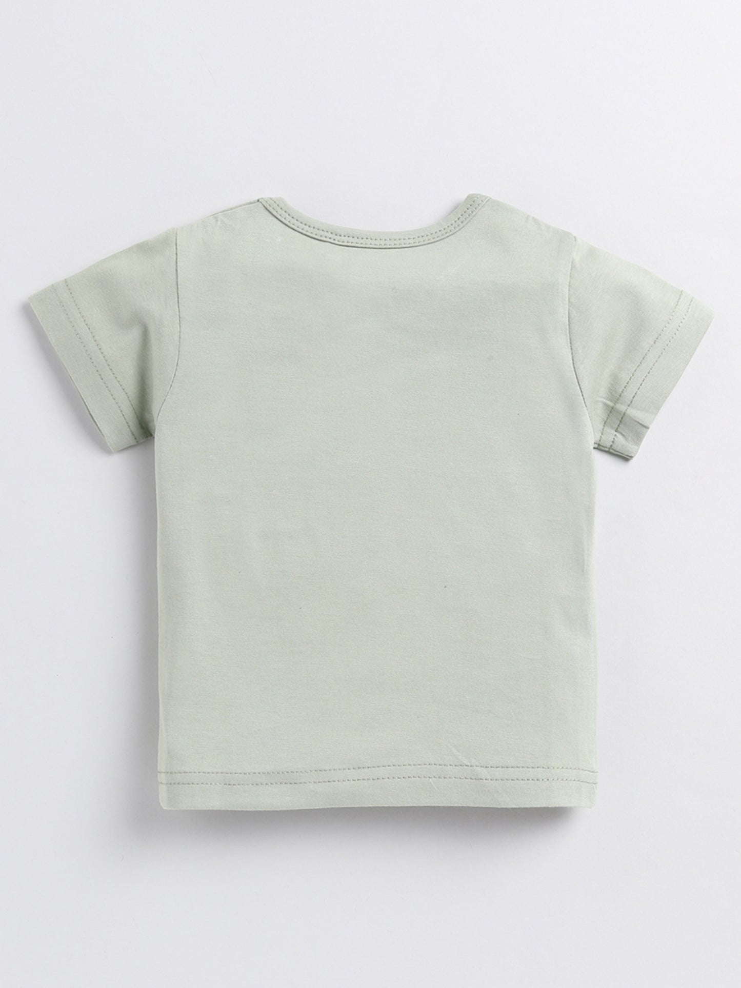 Dino Green Cotton Half Sleeve Nightwear Set