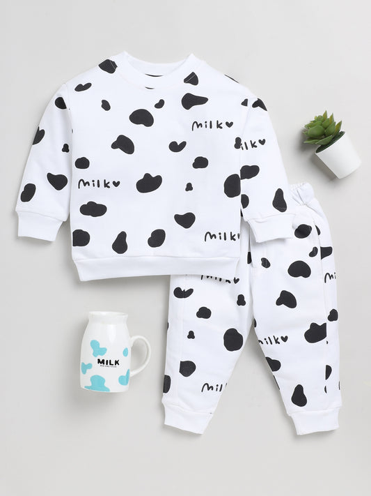 Milk White Full Sleeve Co-ord Set