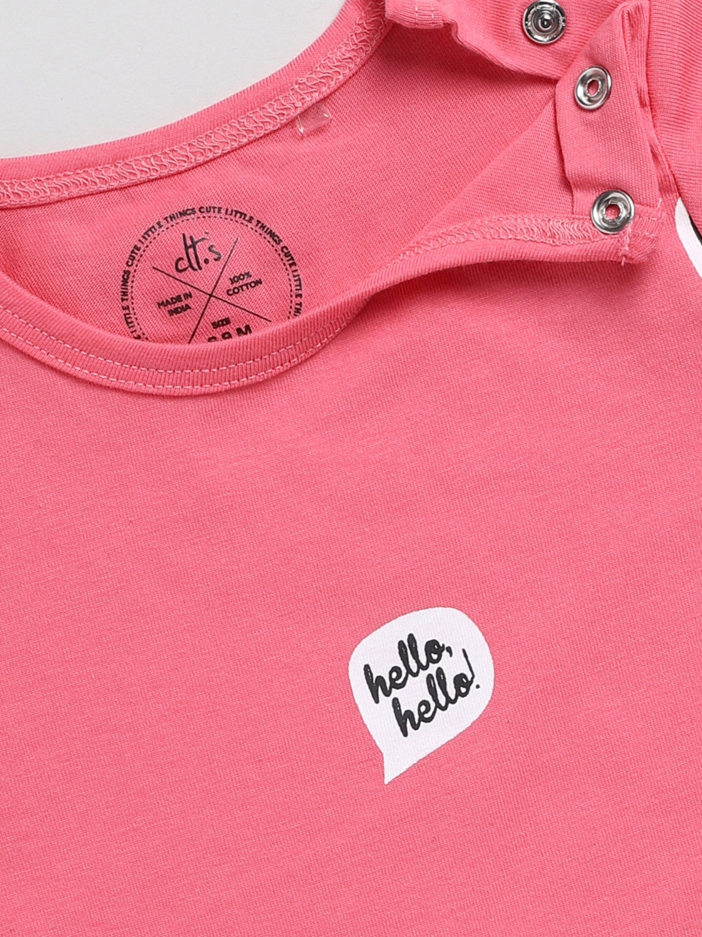 Typography Pink Full Sleeve Nightwear Set
