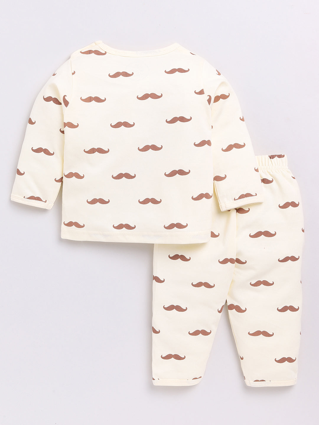 Cream "Little Man" Full Sleeve Night Suit