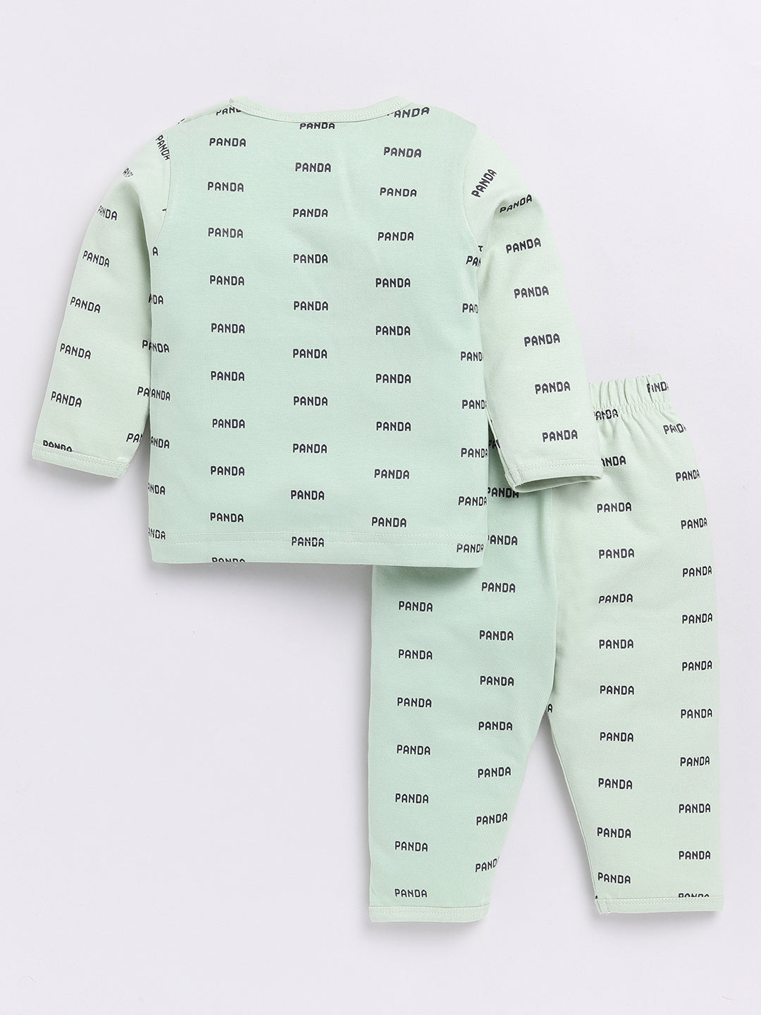 Green Panda Full Sleeve Night Suit