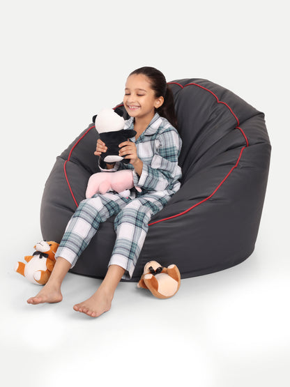 Green Cotton Woven Checked Flannel Full Sleeve Night Suit