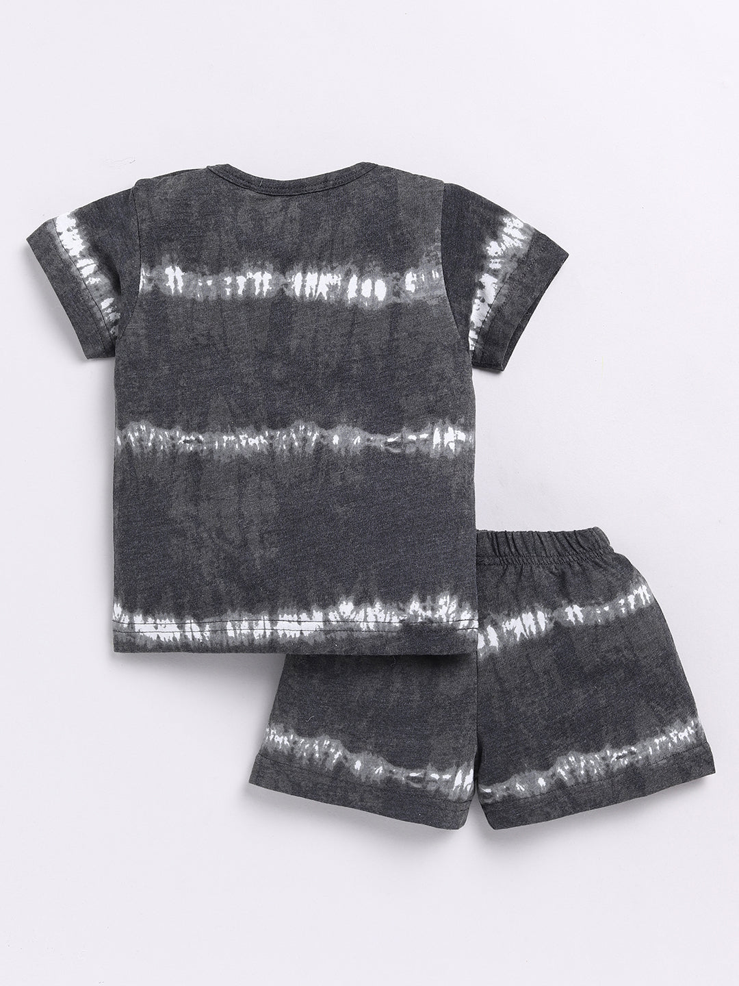 Black Tie and Dye Half Sleeve Co-ord Set