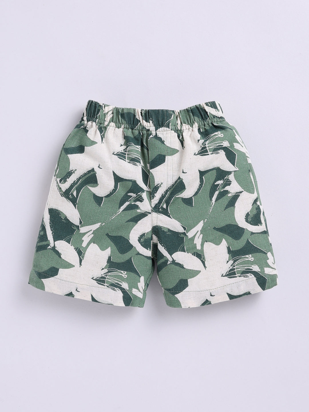 Green Tropical Print Co-ord Set