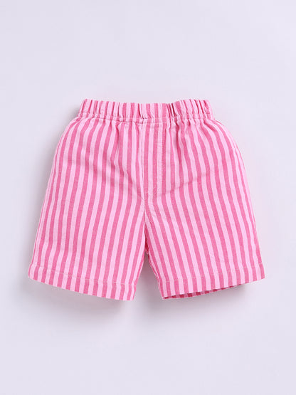 Pink Striped Co-ord Set