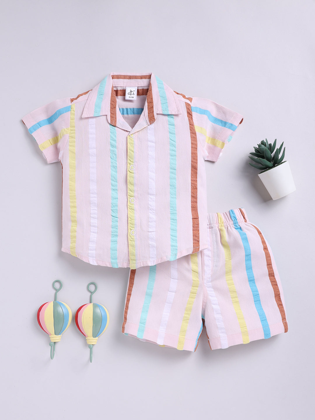 Multi Striped Co-ord Set