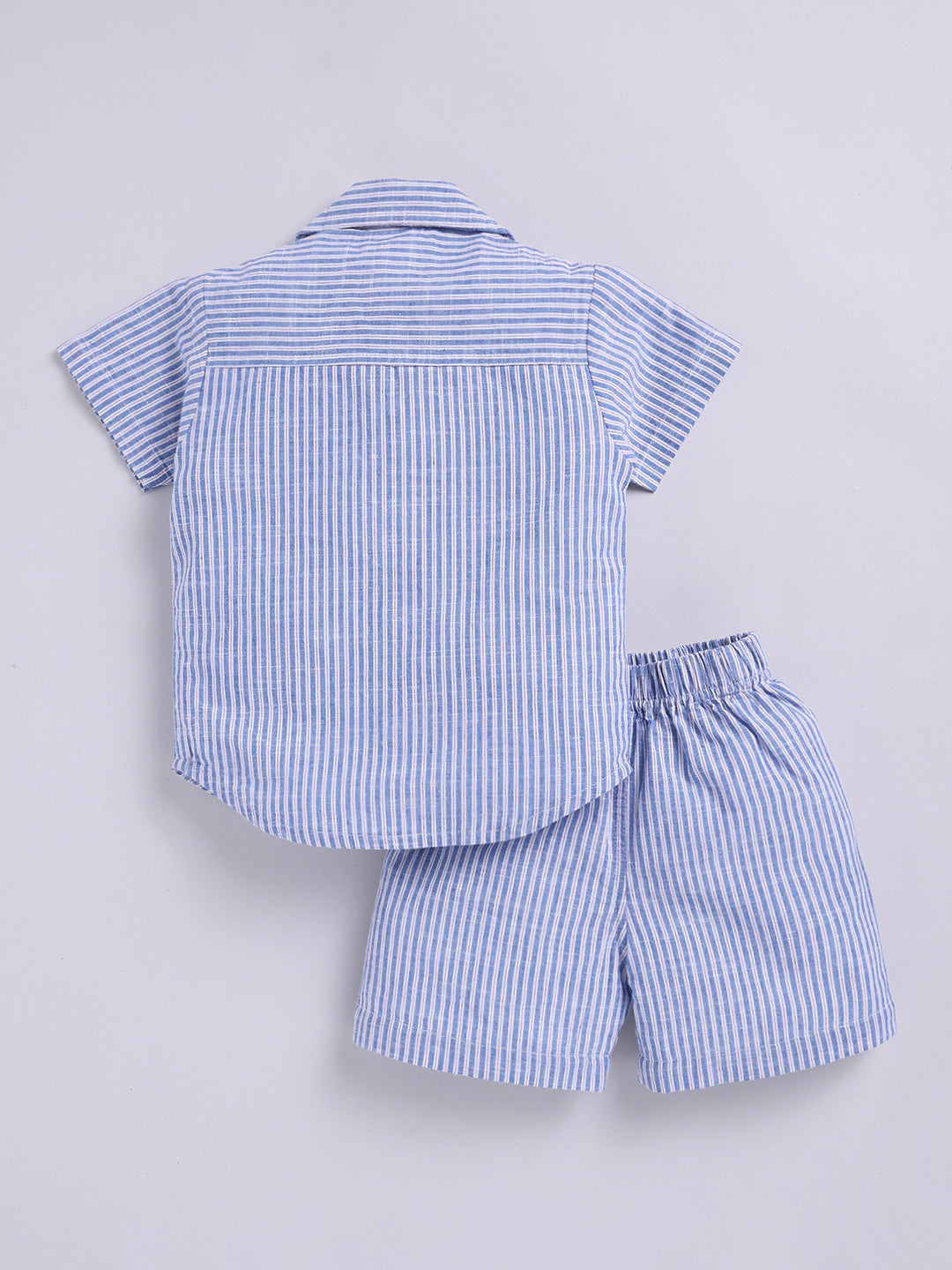 Blue Striped Co-ord Set