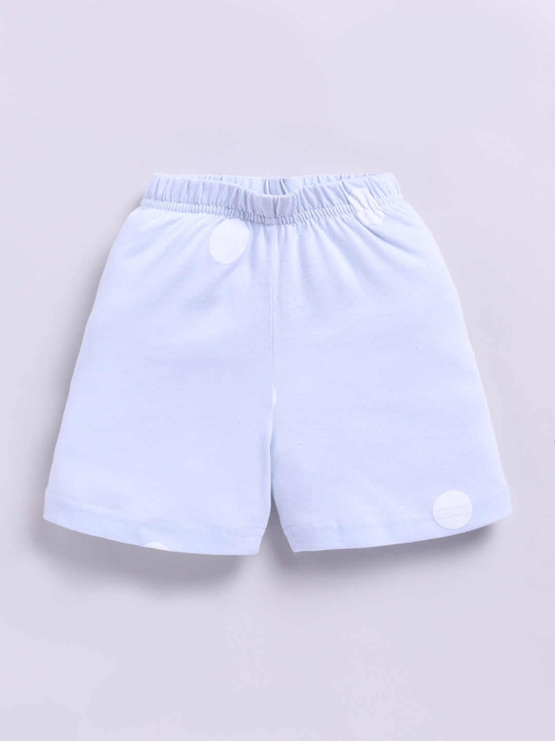 Blue Typography Half Sleeves Co-ord Set