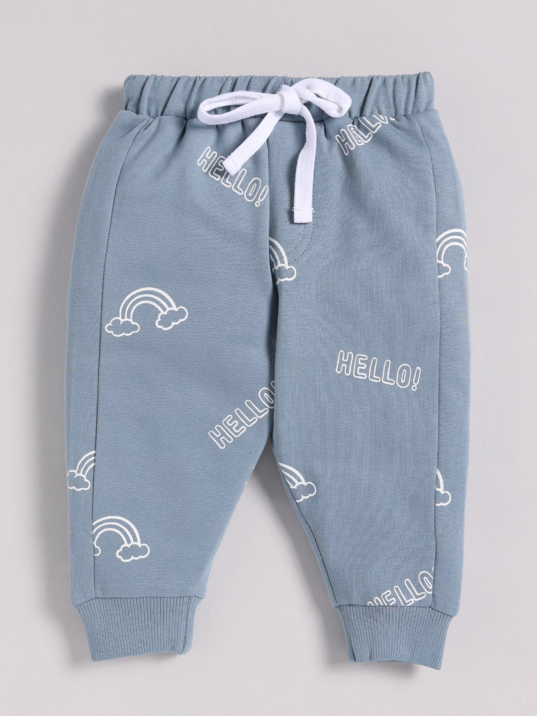 Rainbow Blue Cotton Full Sleeve Co-ord Set