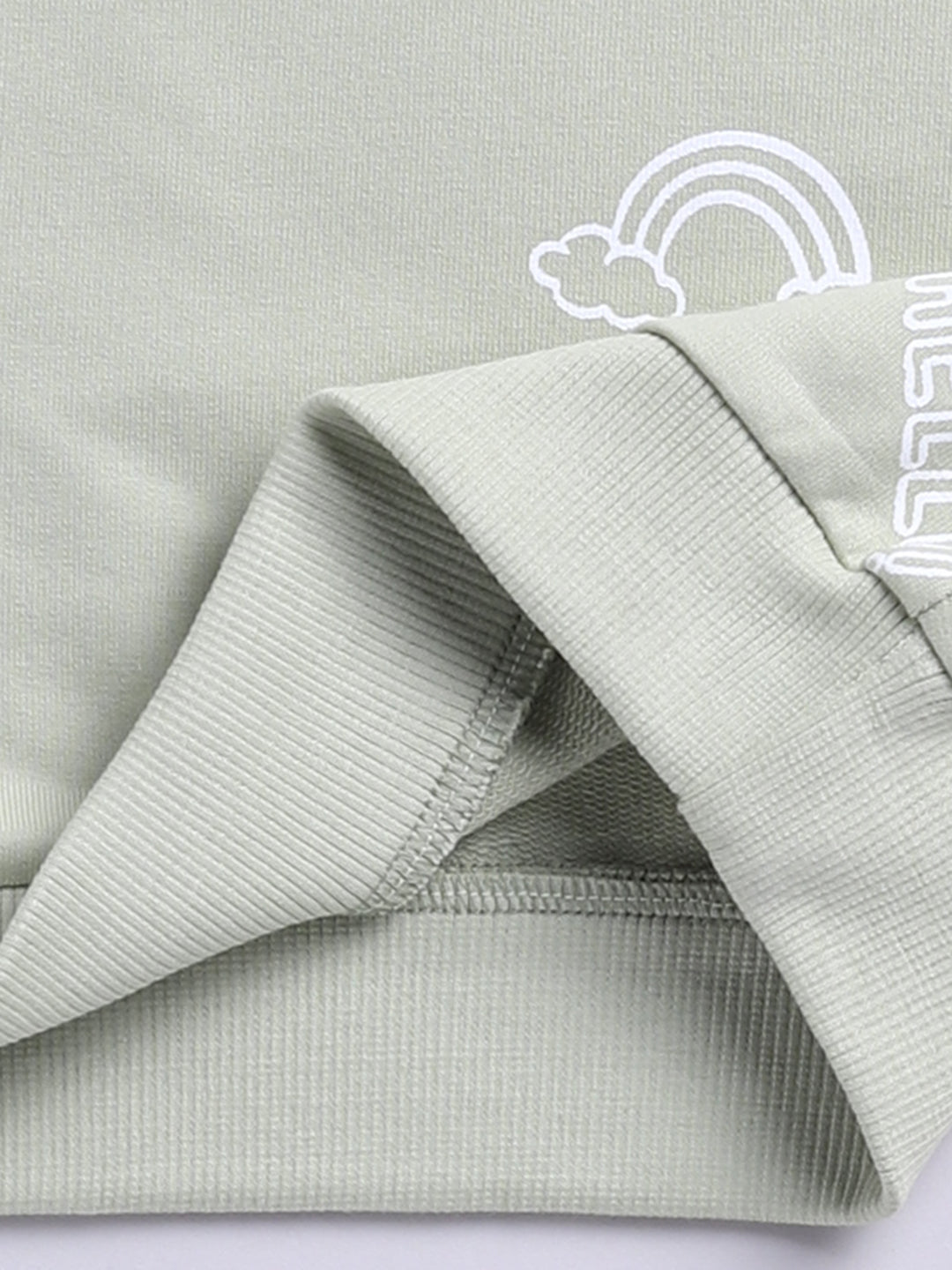 Rainbow Green Cotton Full Sleeve Co-ord Set