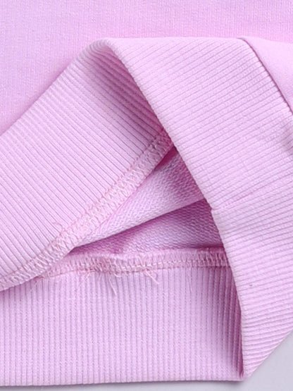 "Mamagram" Pink Cotton Knitted Graphic Co-ord Set