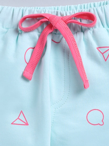 "Mamagram" Sea Green Cotton Knitted Graphic Co-ord Set