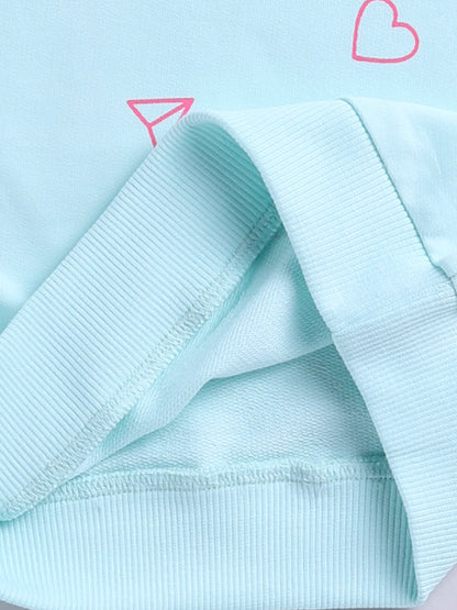 "Mamagram" Sea Green Cotton Knitted Graphic Co-ord Set