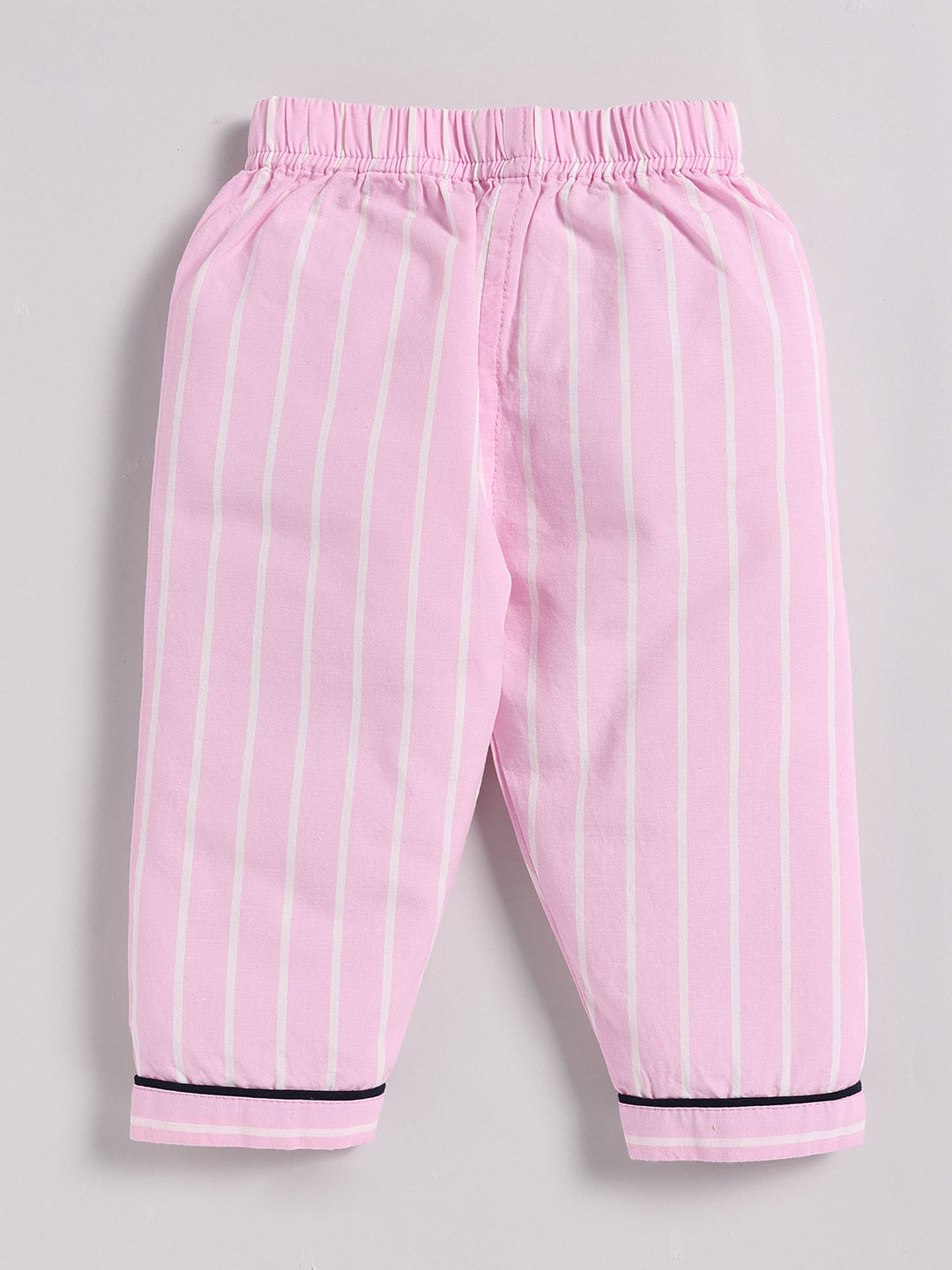 "Papa's Princess" Pink Cotton Full Sleeve Night Suit