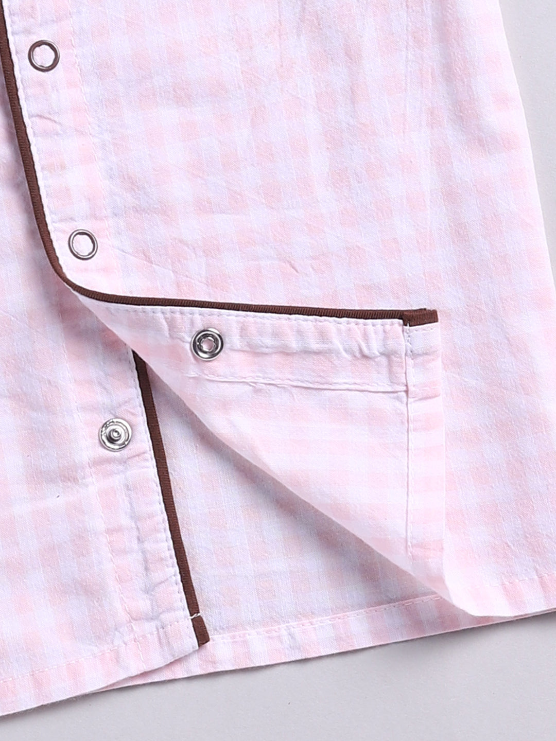 Pink Typography Cotton Full Sleeve Night Suit