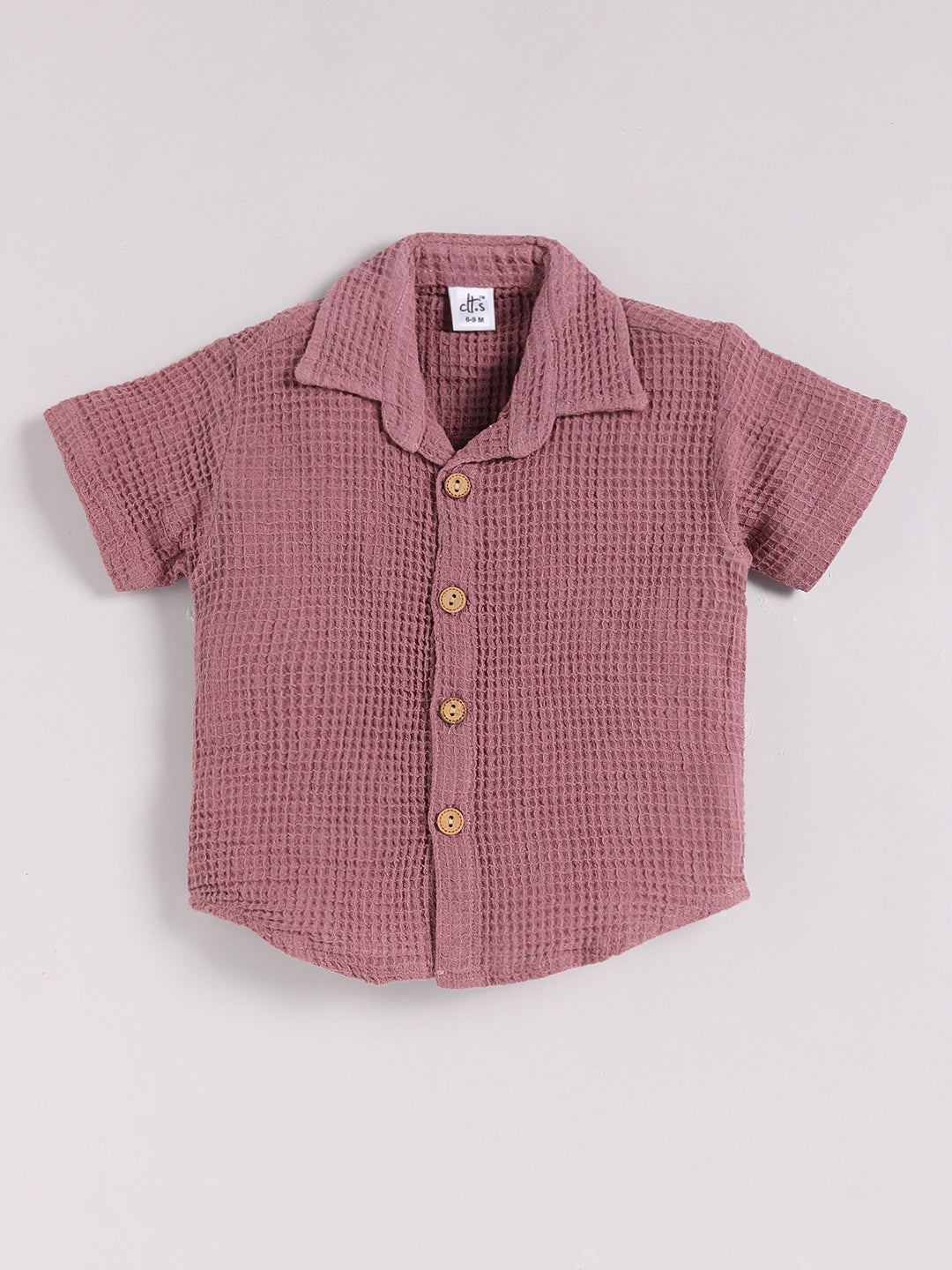 Purple Cotton Solid Half Sleeve Co-ord Set