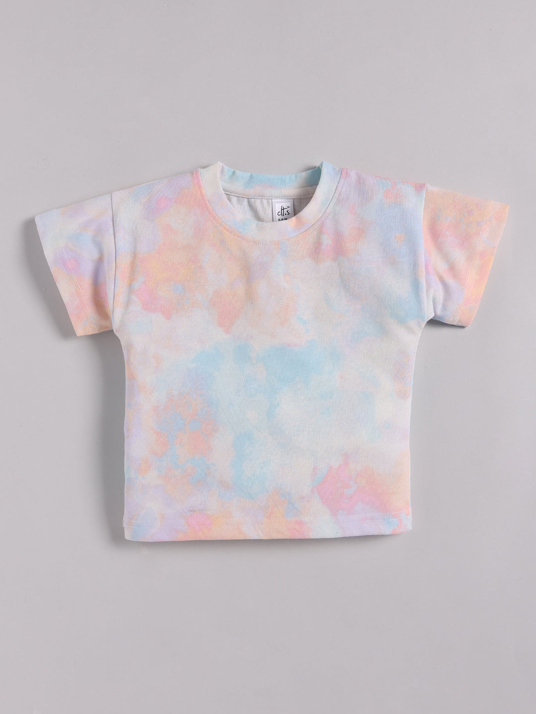 Multi Cotton Half Sleeve Tie and Dye Co-ord Set