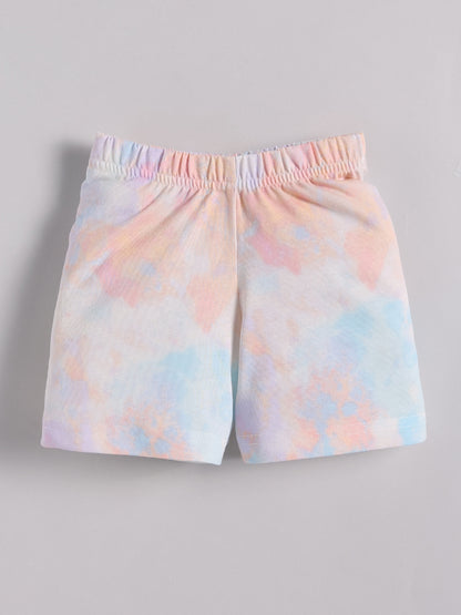 Multi Cotton Half Sleeve Tie and Dye Co-ord Set