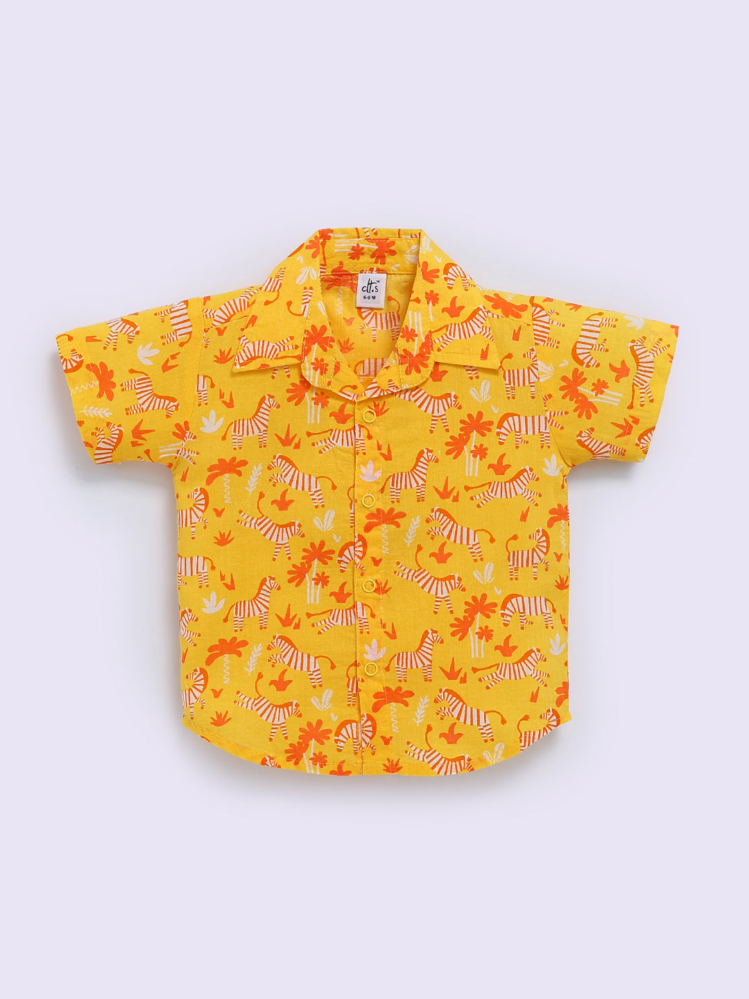 Animal Kingdom Yellow Short Sleeves Co-ord Set