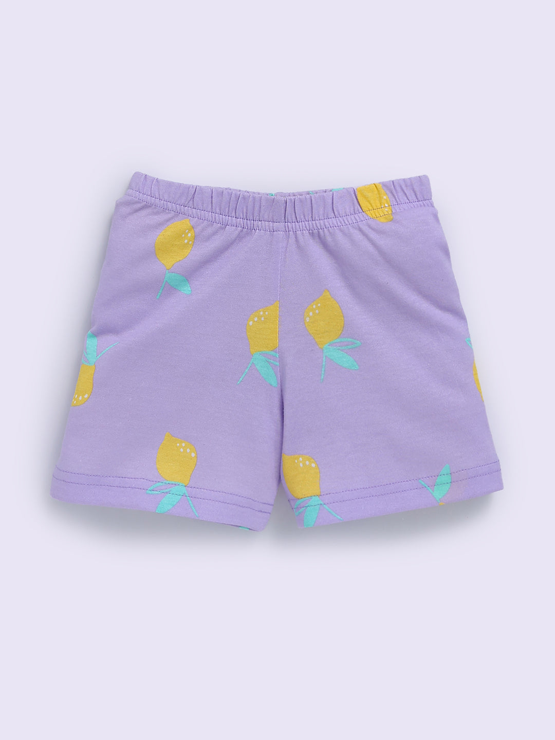 Mauve "Lemons" Short Sleeves Co-ord Set