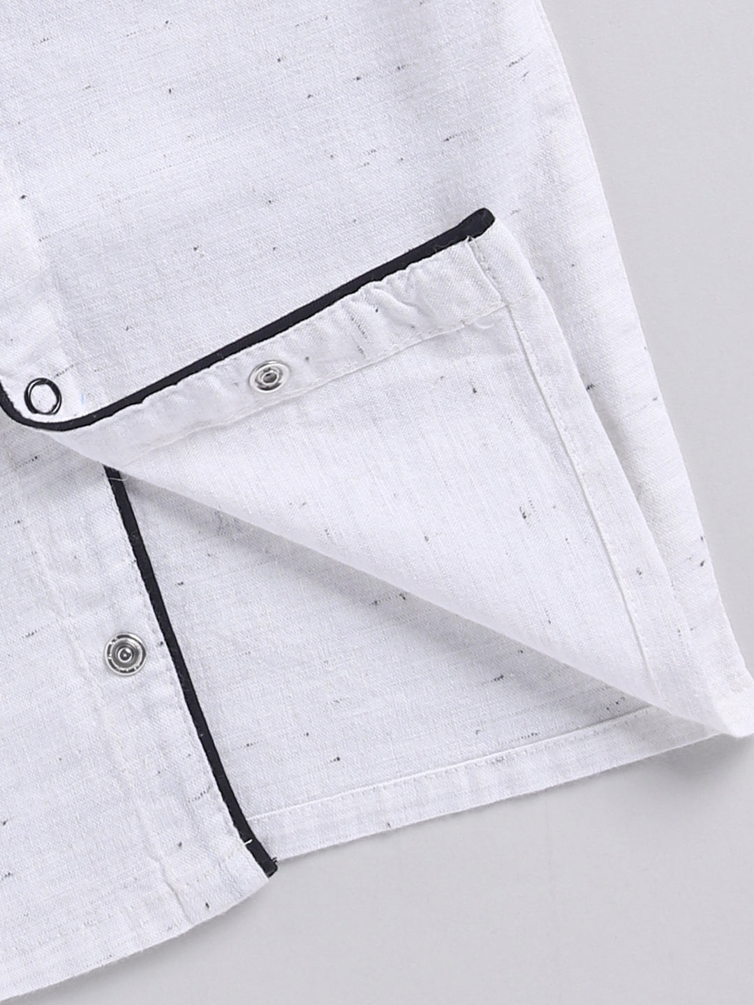 Off White Typography Cotton Full Sleeves Night Suit