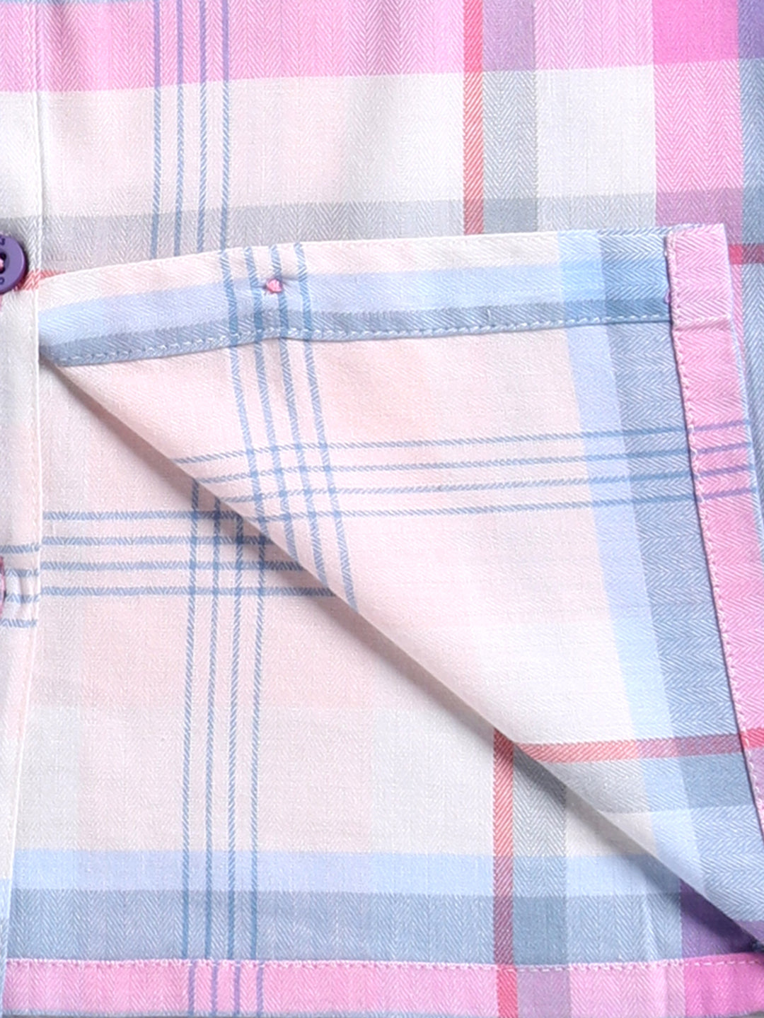 Multi Checked Cotton Full Sleeves Full Night Suit