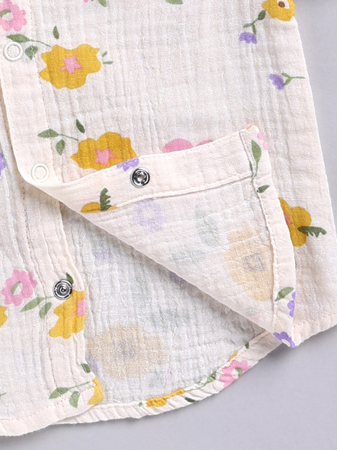 Multi Floral Cotton Short Sleeves Co-ord Set