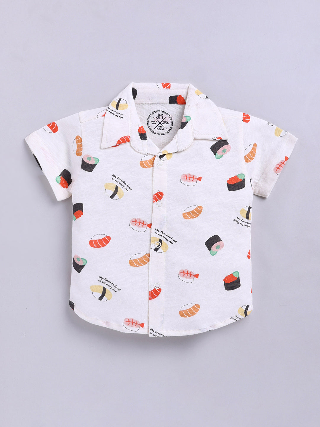 Multi Graphic Cotton Short Sleeves Co-ord Set