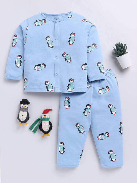 Blue Penguin Full sleeve Night Suit