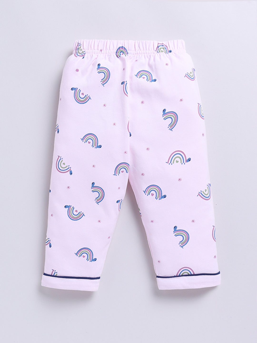 Pink Rainbow Full sleeve Night Suit