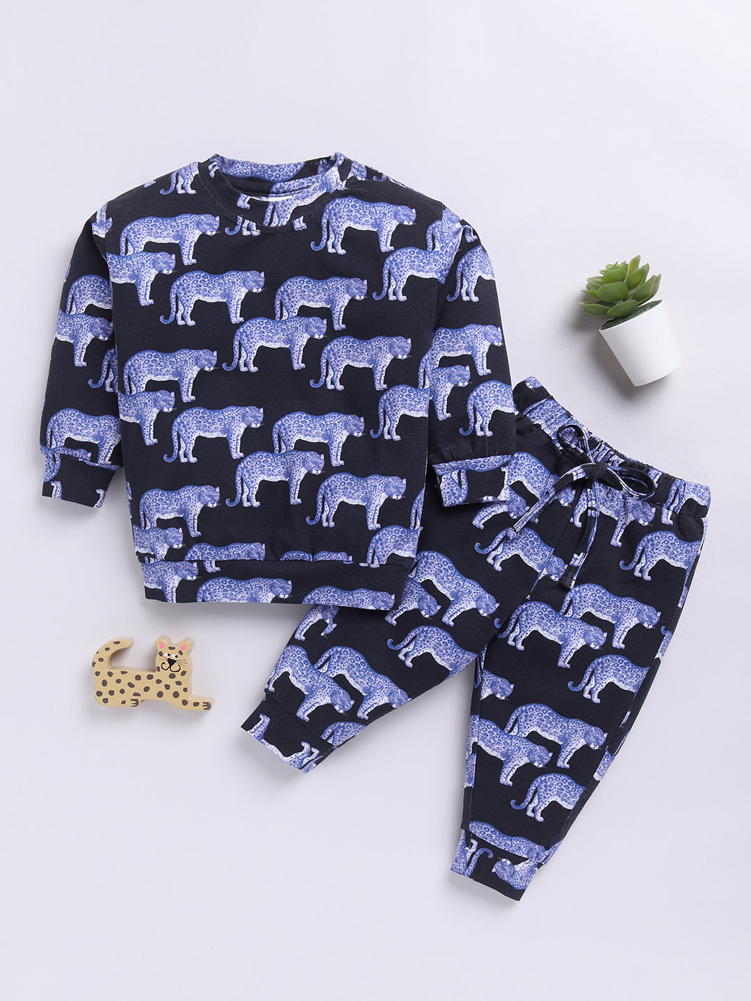 Purple Cheetah Print Co-ord Set