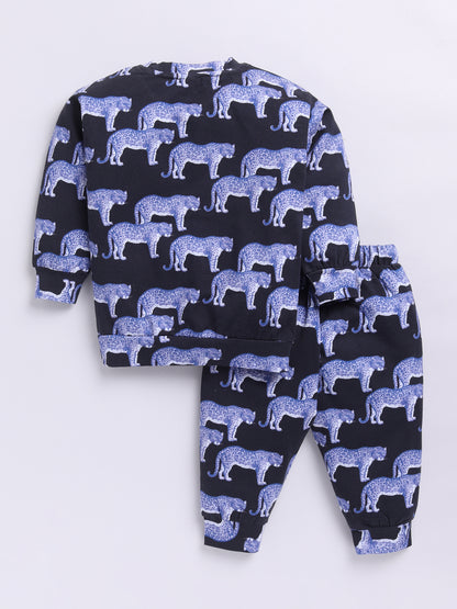 Purple Cheetah Print Co-ord Set