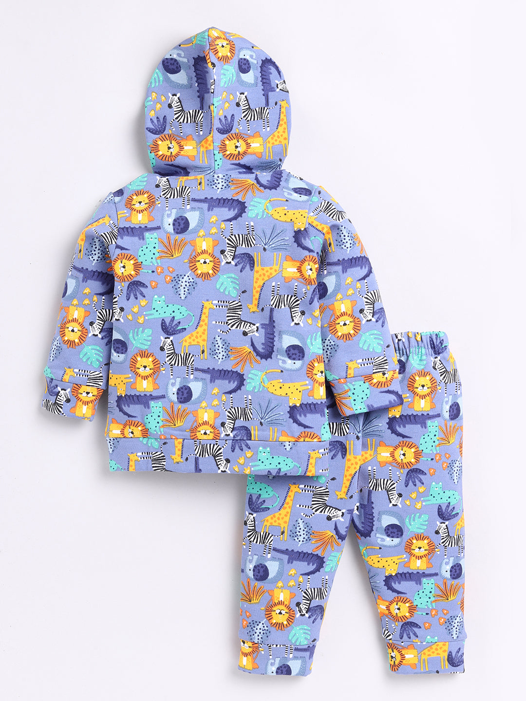 Blue Animal Kingdom Hoodie Set