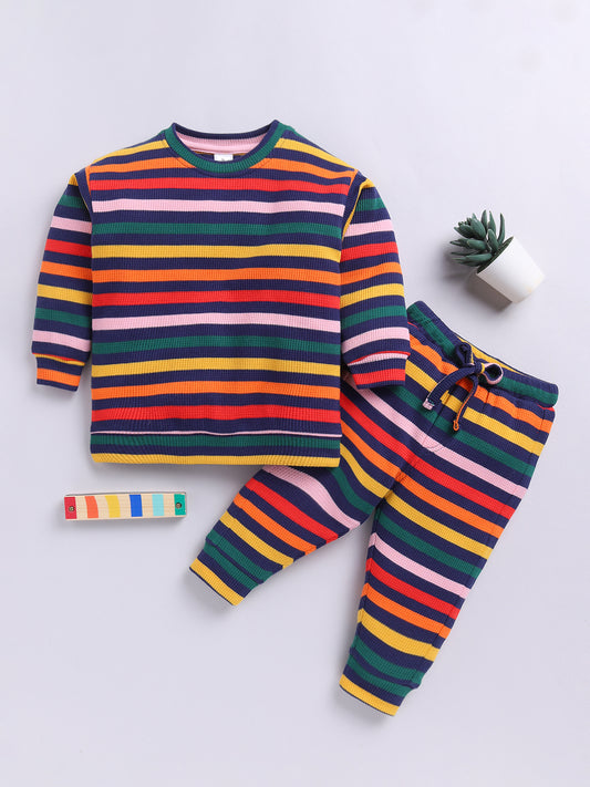 Blue Striped Co-ord Set